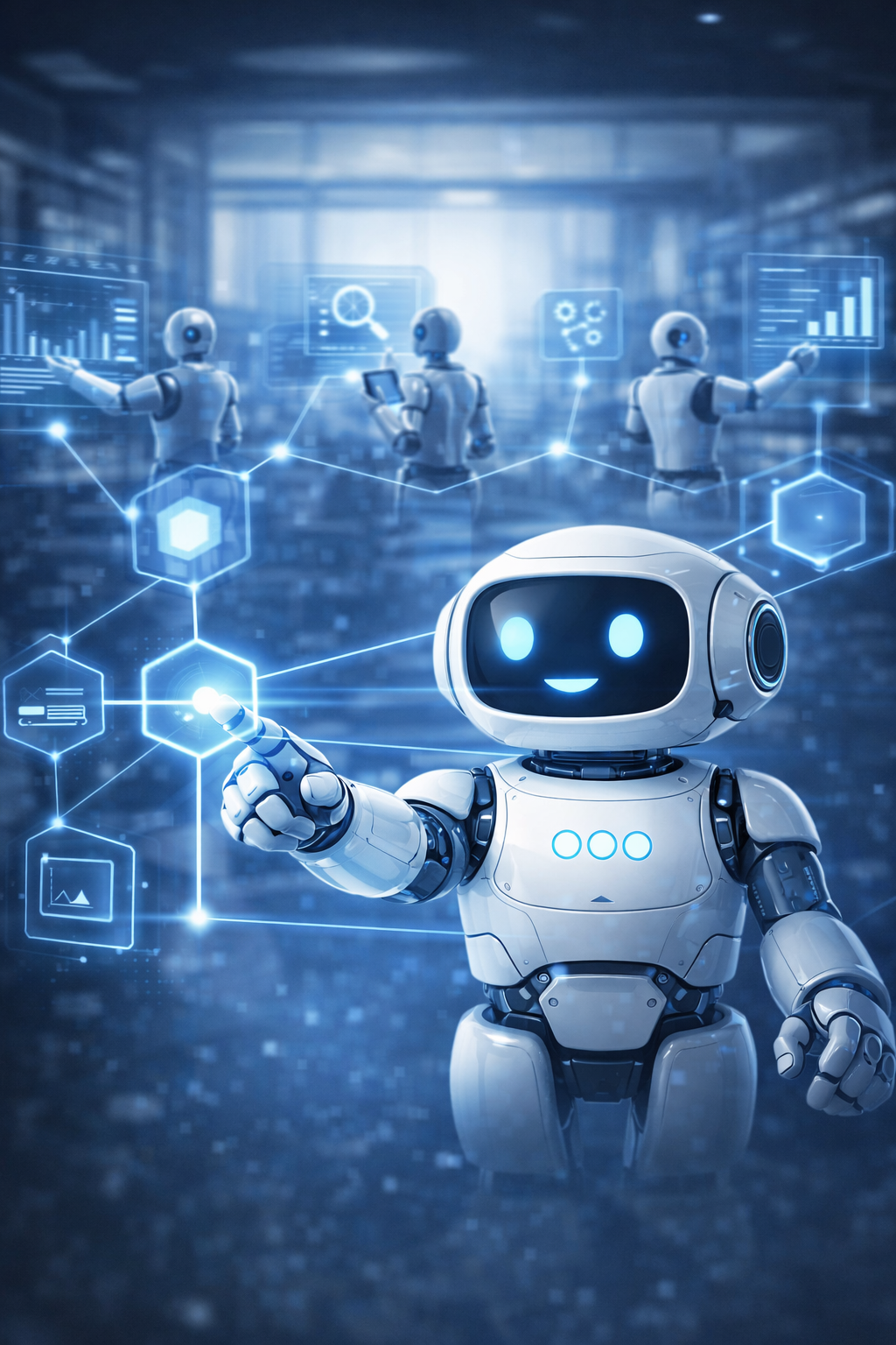 AI-agenten die samenwerken, de negen gespecialiseerde BMAD-agenten